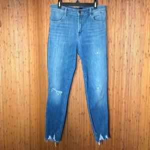 J Brand Alana High Rise Crop Skinny Jean - Fantasy